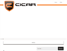 Tablet Screenshot of cicar.com.br